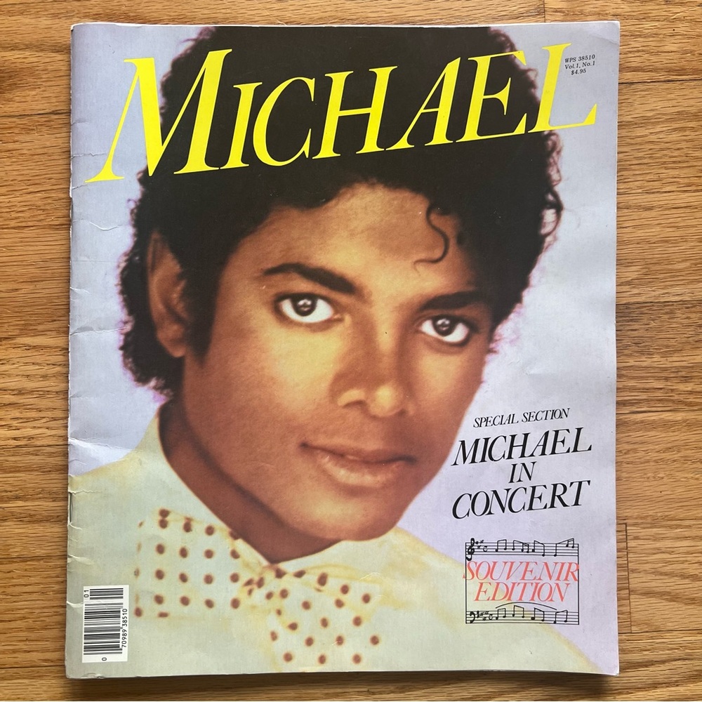 1984 Michael Jackson Memorabilia - Michael In Concert Picture Book